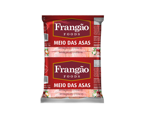 MEIO DAS ASAS DE FRANGO CONGELADAS TULIPAS TEMPERADAS FRANGÃO FOODS 